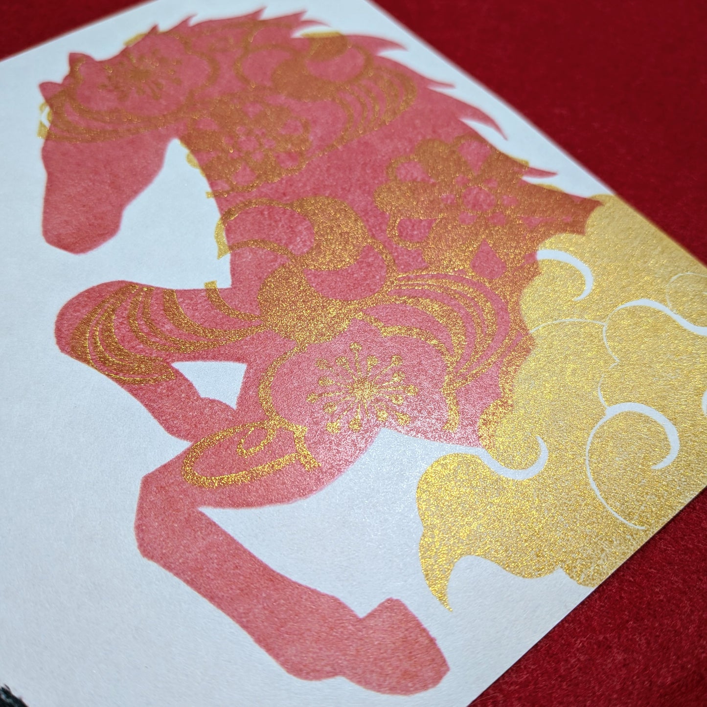 お正月特別御朱印「金馬」